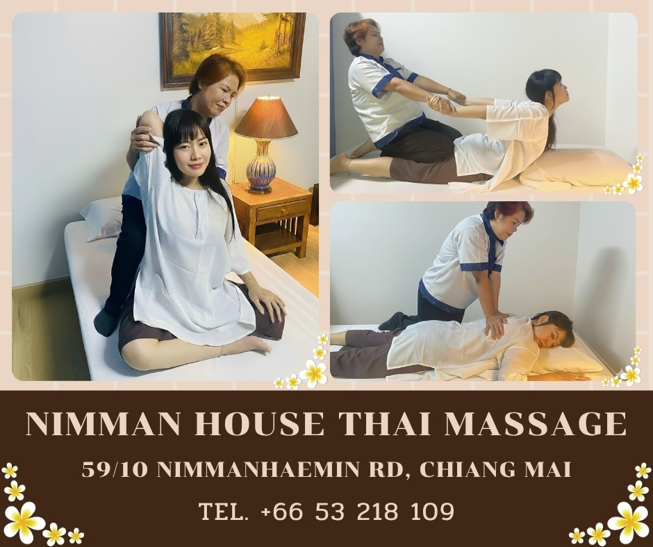 Nimman House Thai Massage Facebook ad from Oct 8, 2025