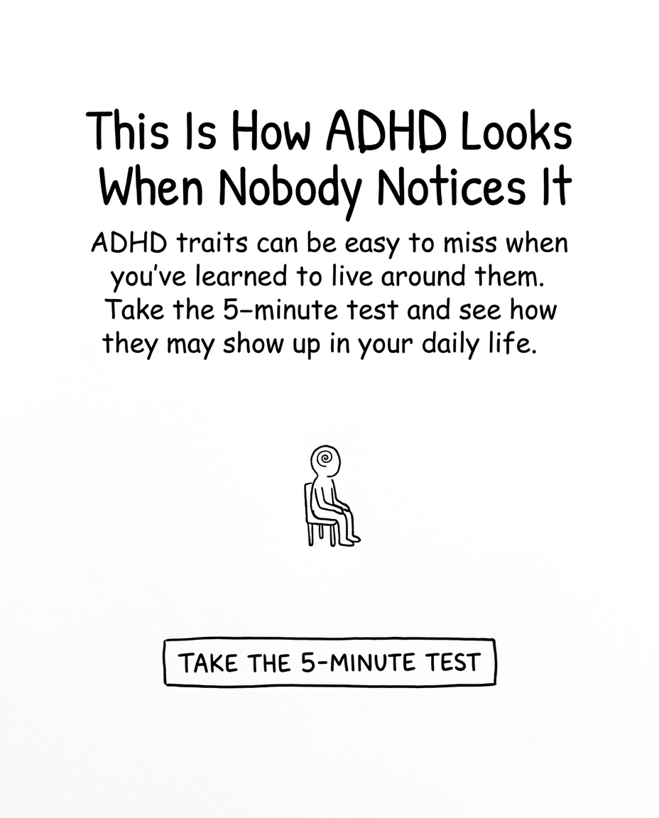 ADHD Clarity Test Facebook ad