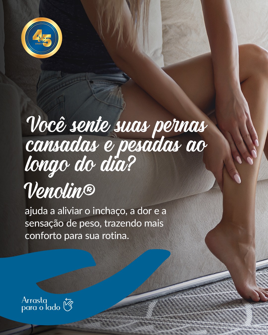 Imafar Farmácia de Manipulação Facebook ad: Sentir as pernas cansadas ou inchadas no final…