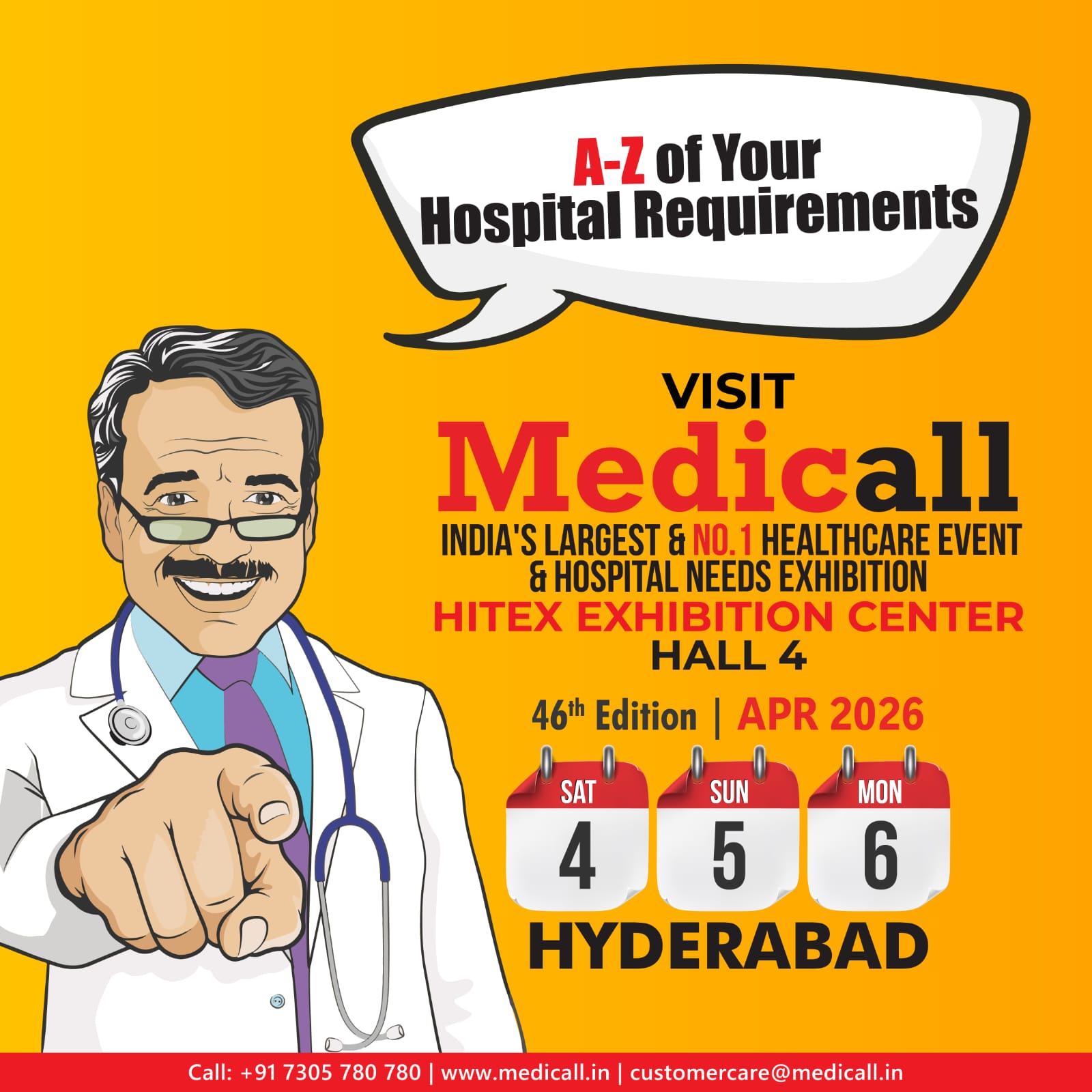 Medicall Facebook ad: Join Us at Medicall Hyderabad 2026