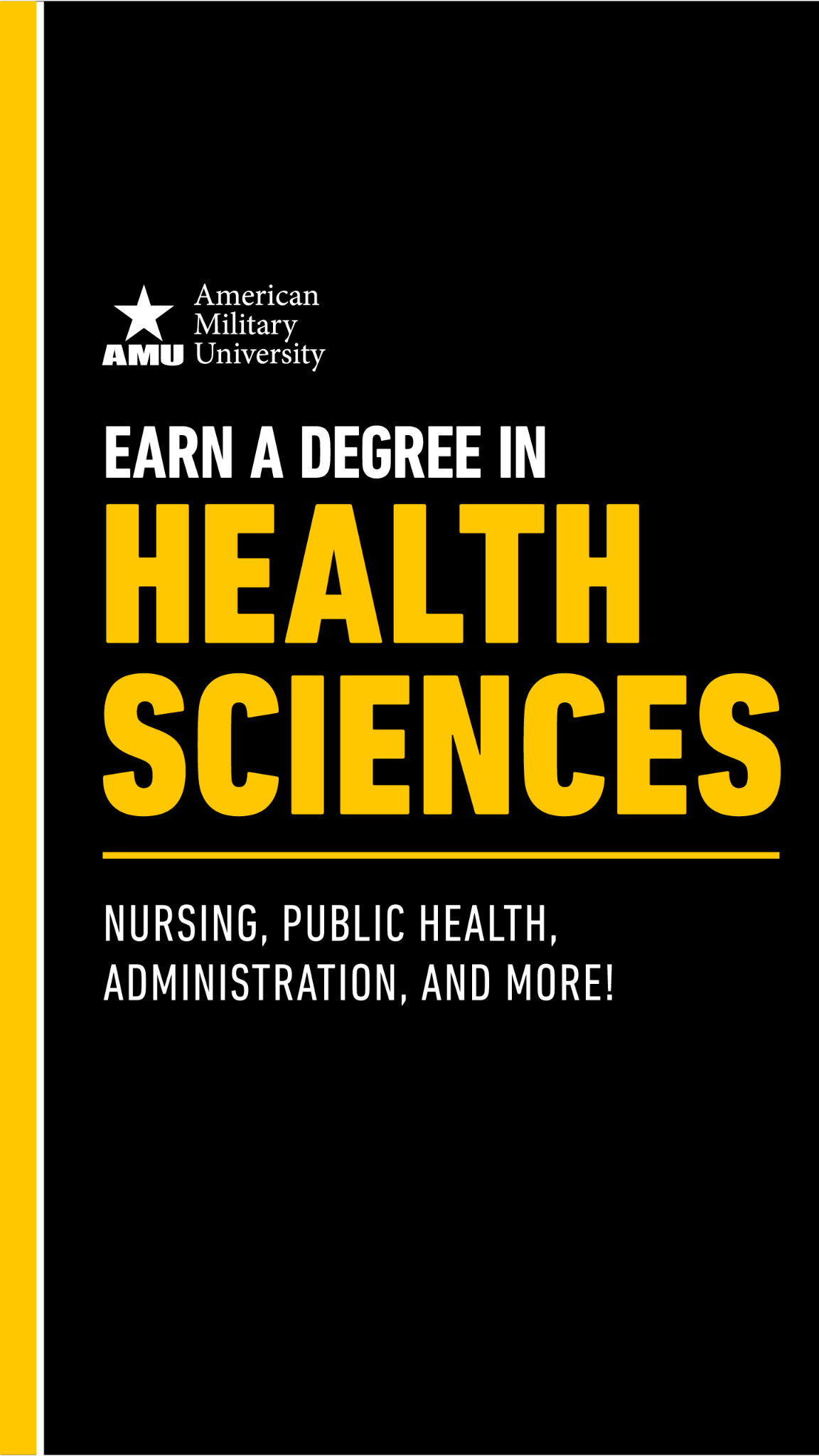 American Military University Facebook ad