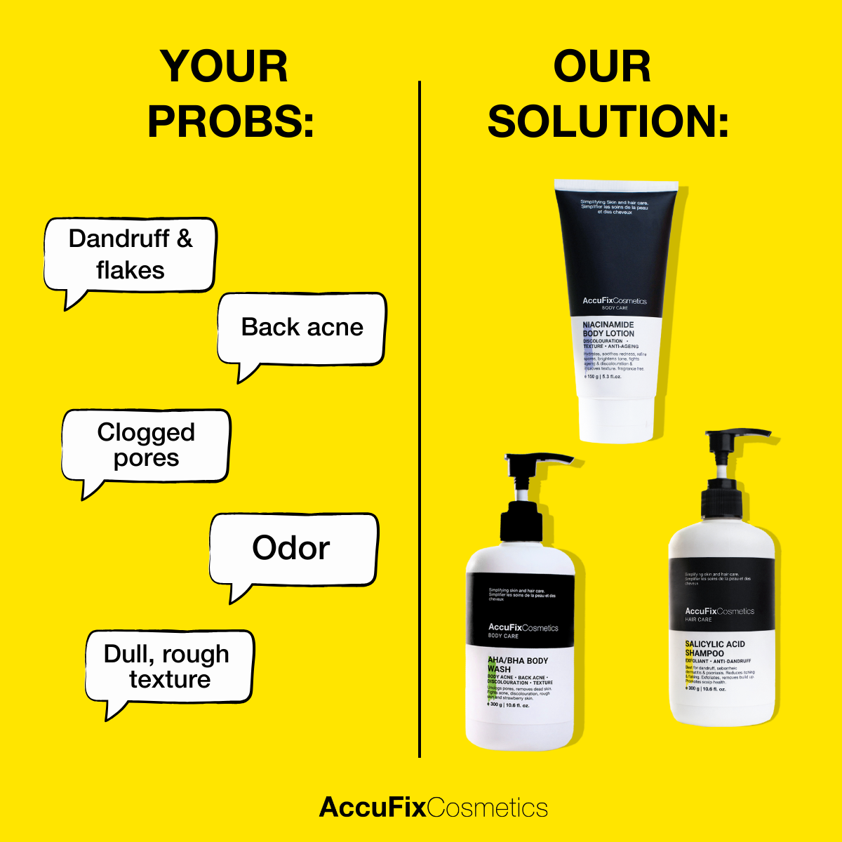 AccuFix Cosmetics Facebook ad