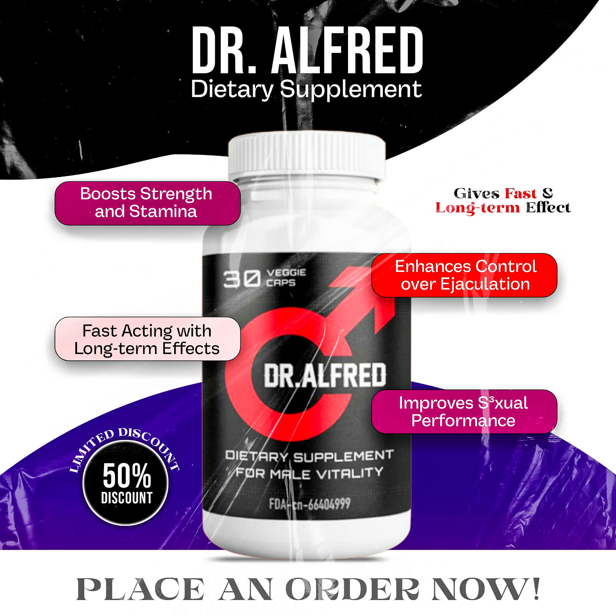 Dr.Alfred Facebook ad: Unlock sustained energy,relentless stamina,and the…