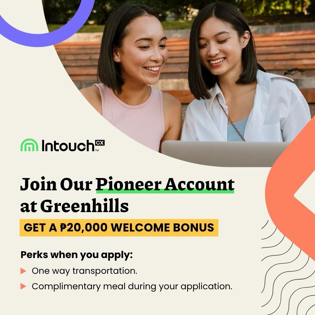 IntouchCX Philippines Facebook ad