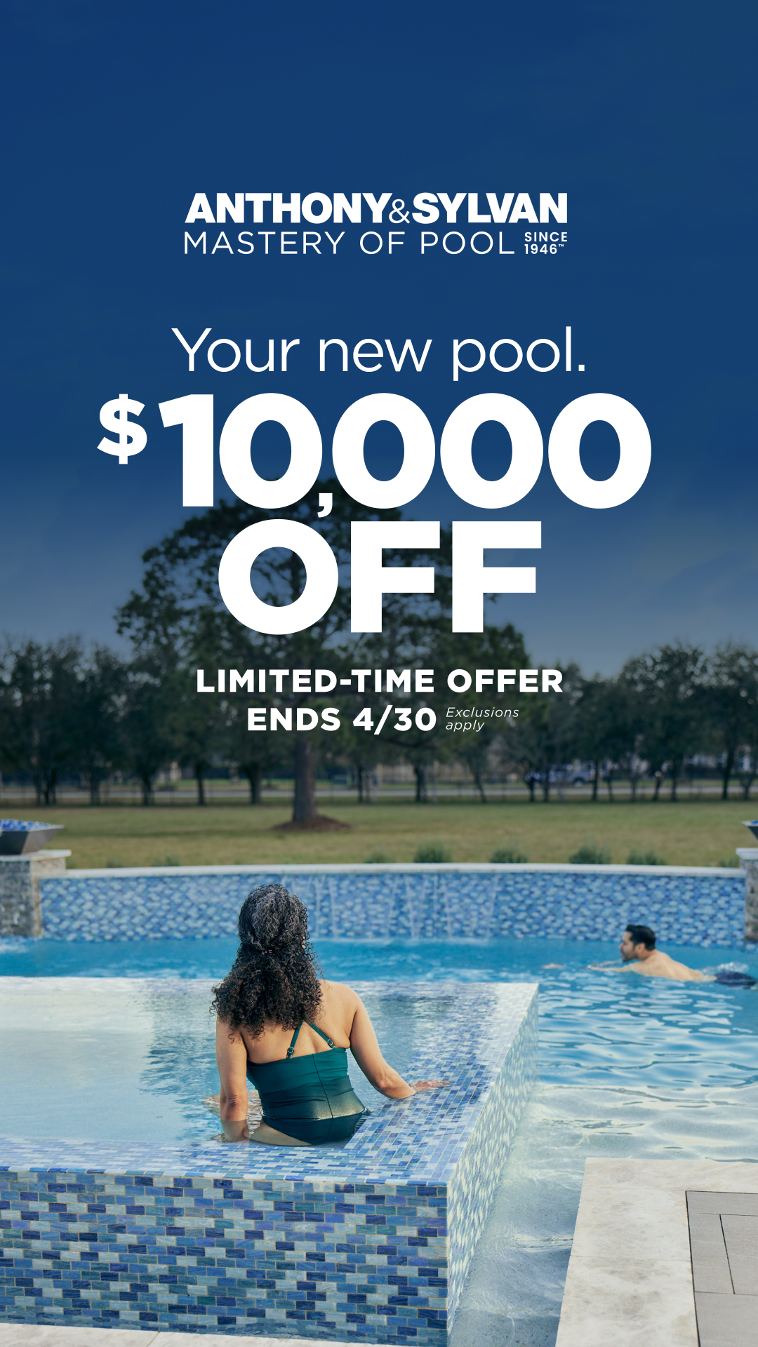 Anthony & Sylvan Pools Facebook ad