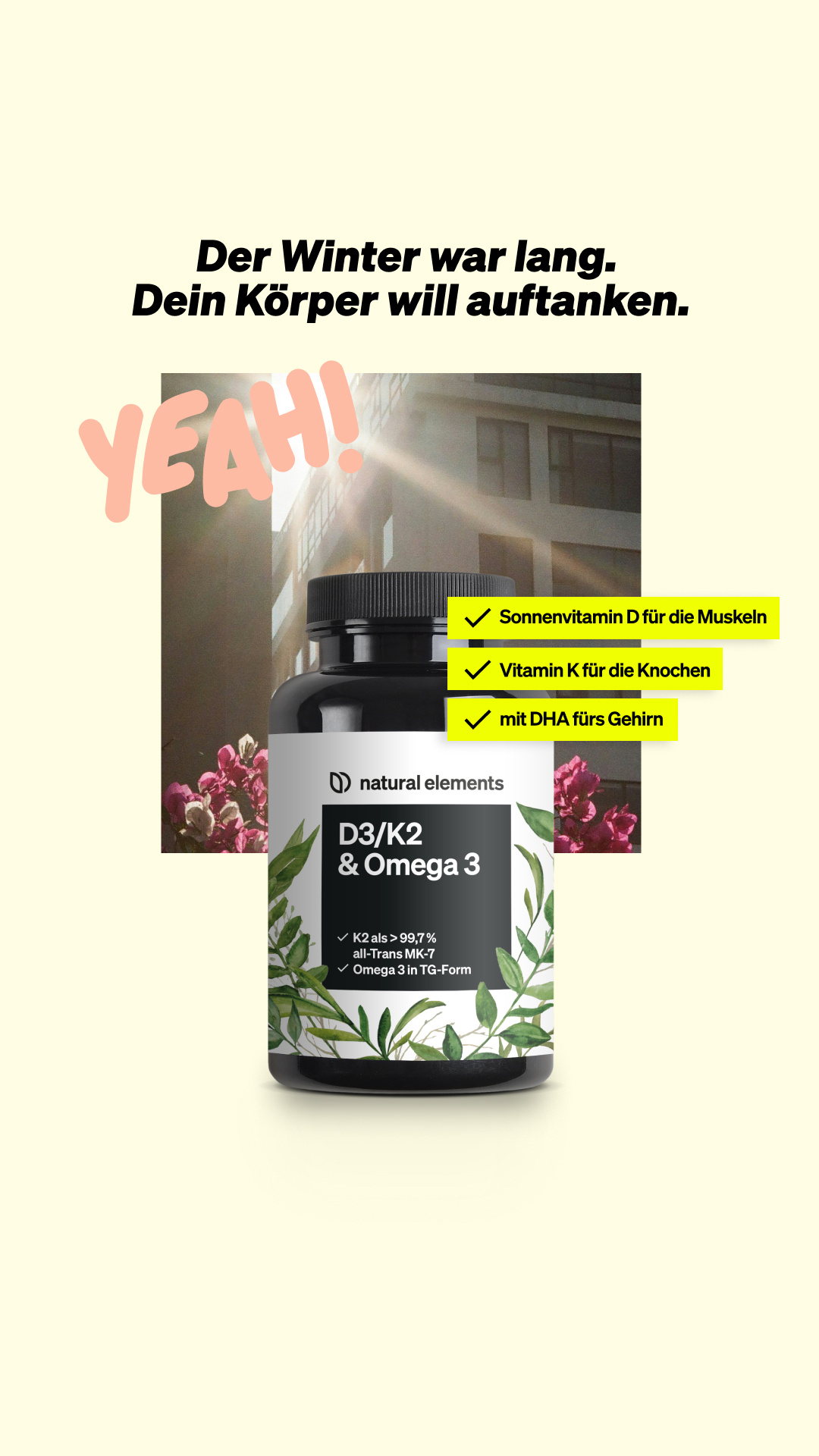 natural elements Facebook ad
