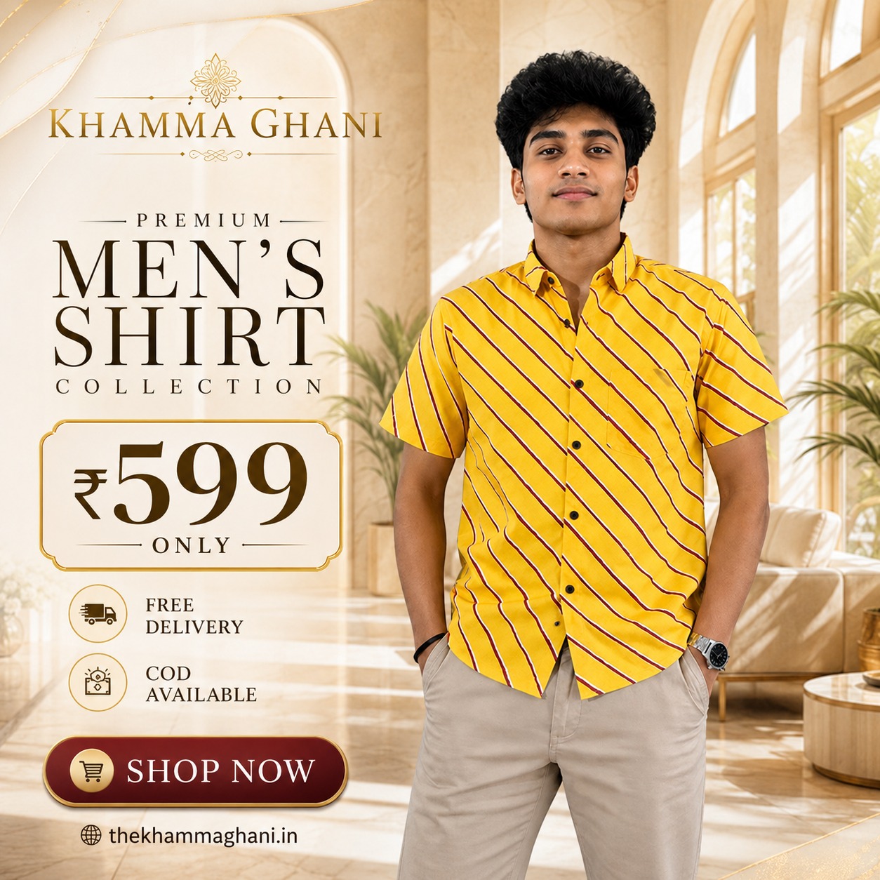 Khamma ghani paridhan Facebook ad: Authentic Sanganeeri Shirts