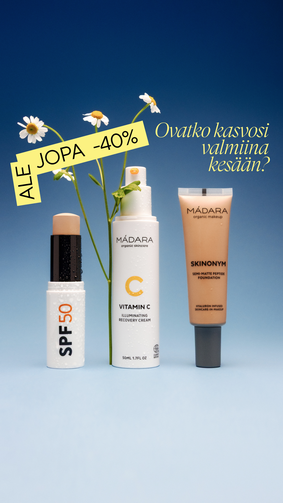 Mádara Organic Skincare Facebook ad