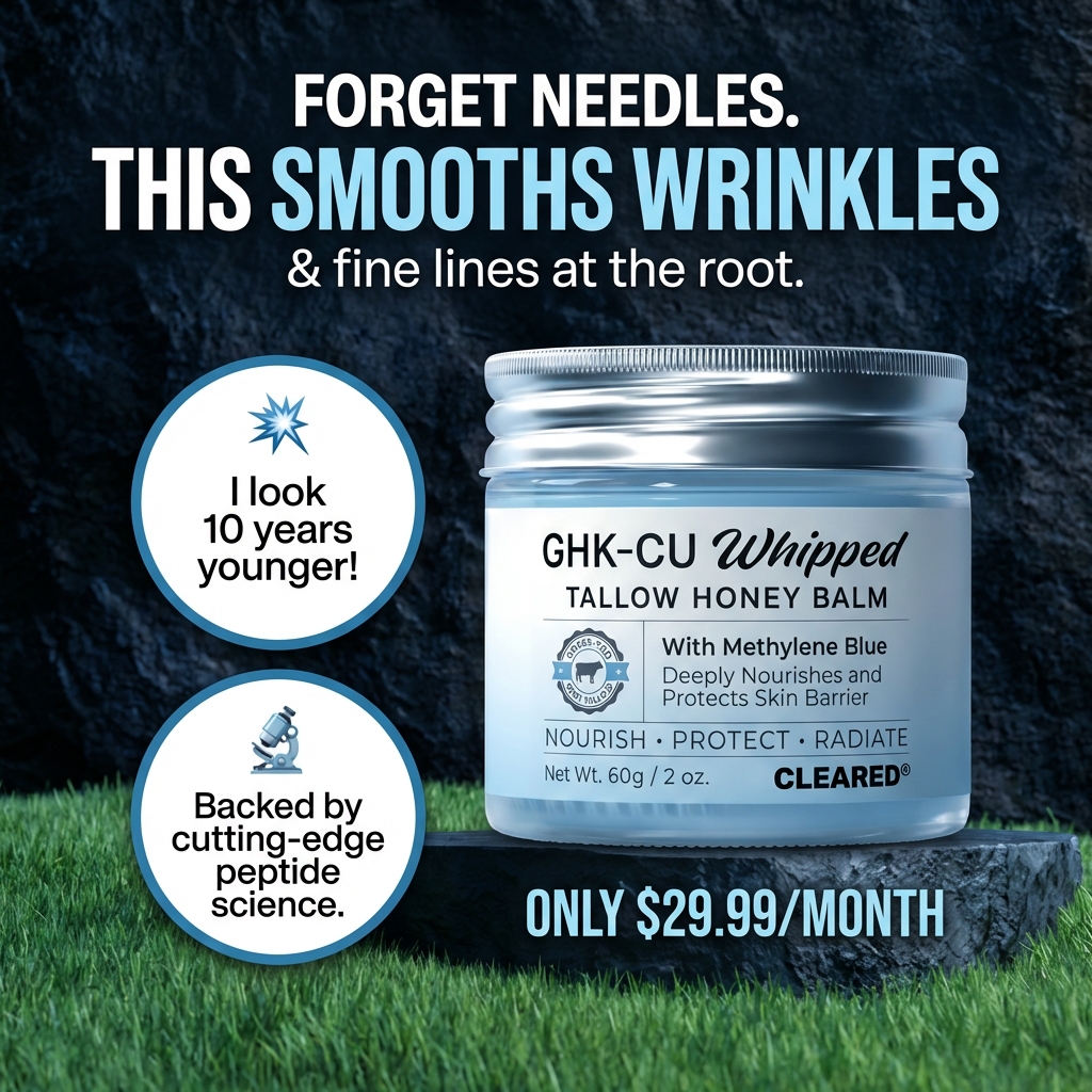 TryCleared Facebook ad: Upgrade Your Skin, 53% Off