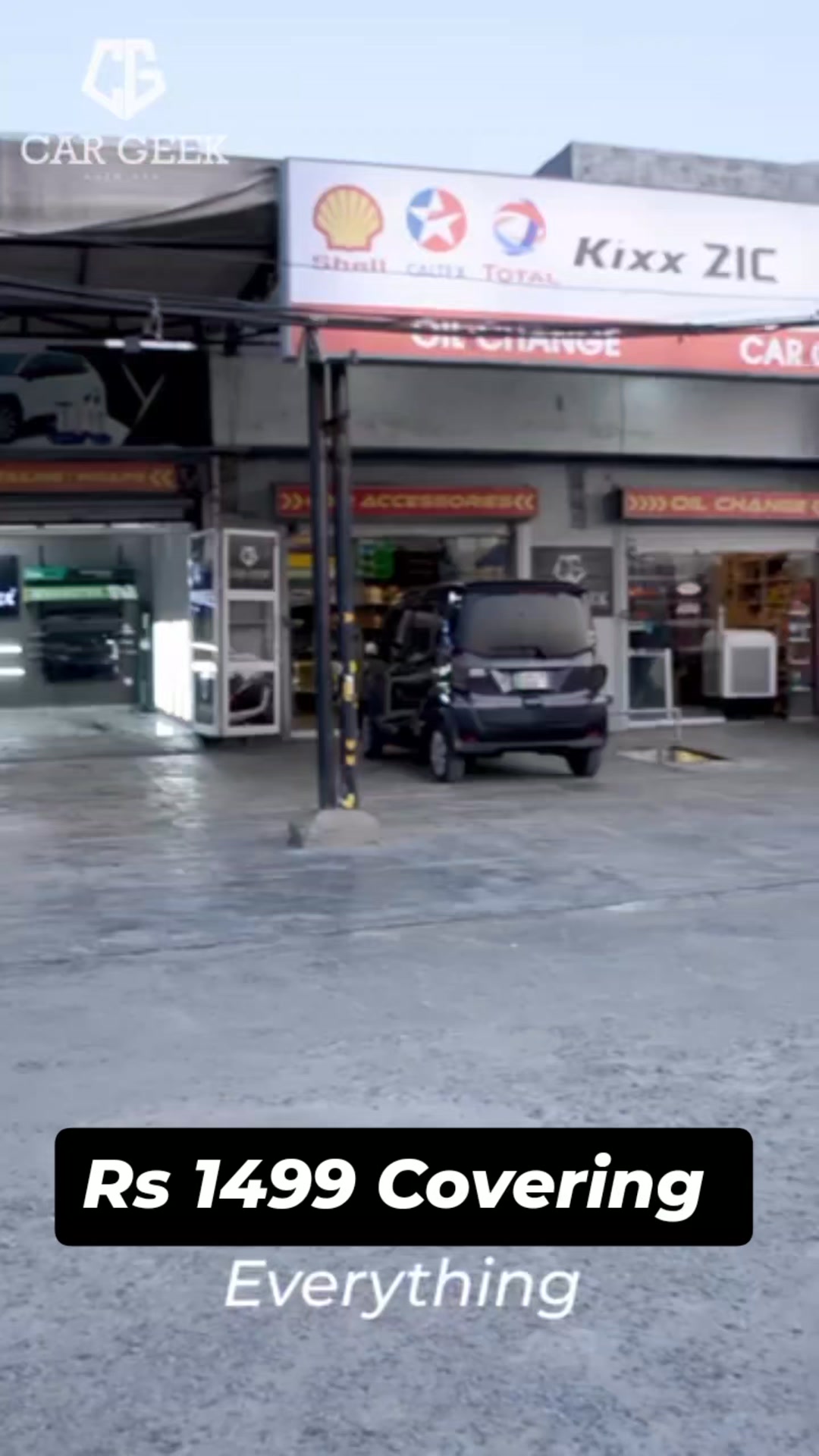 Car Geek Auto Spa Facebook ad: All This in Just Rs. 1499