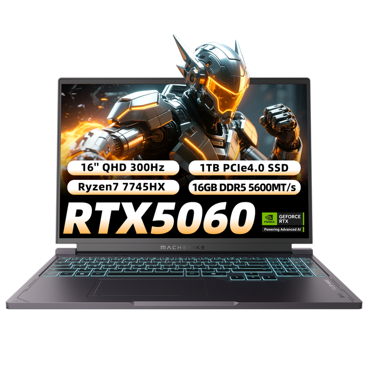 Machenike Gaming Facebook ad: ¿Buscas una laptop delgada pero lista para todo?