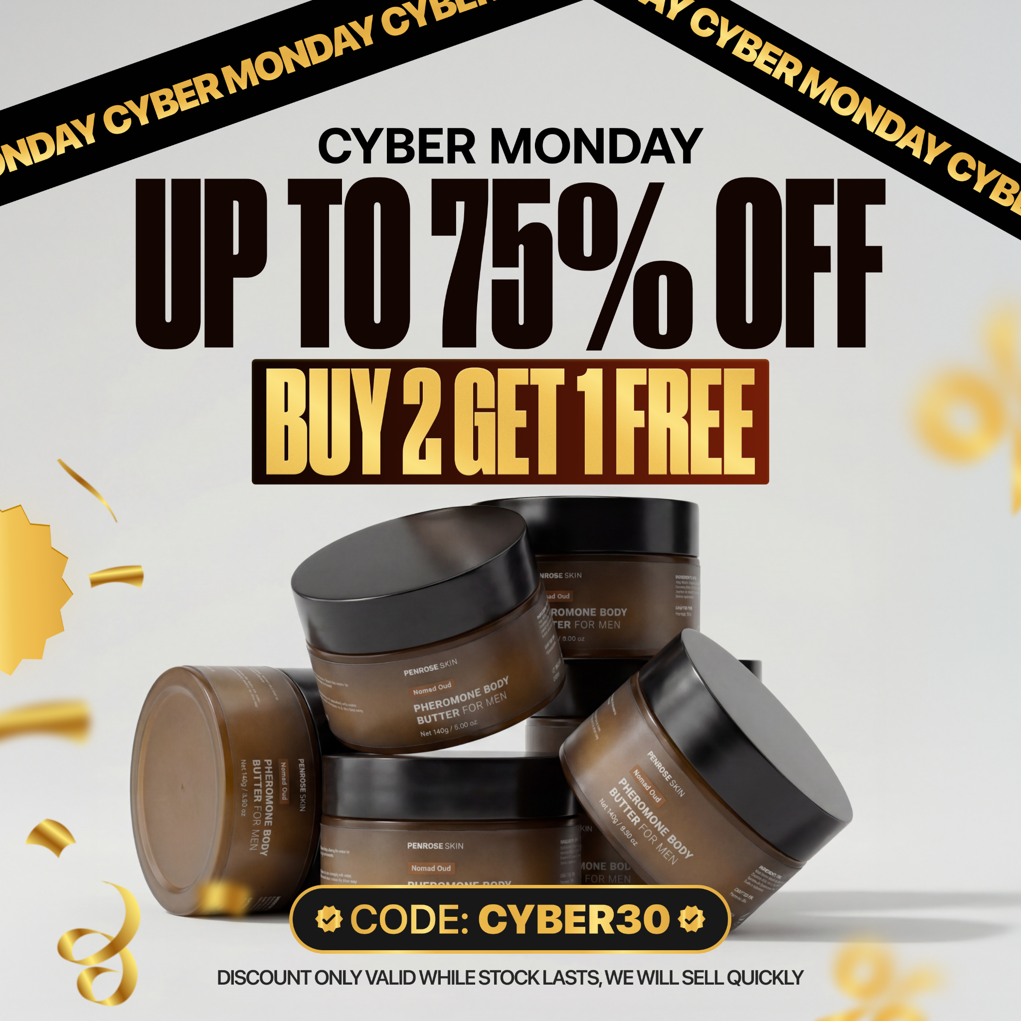 Penrose Skin Facebook ad: Up to 75% OFF, Ends Tonight