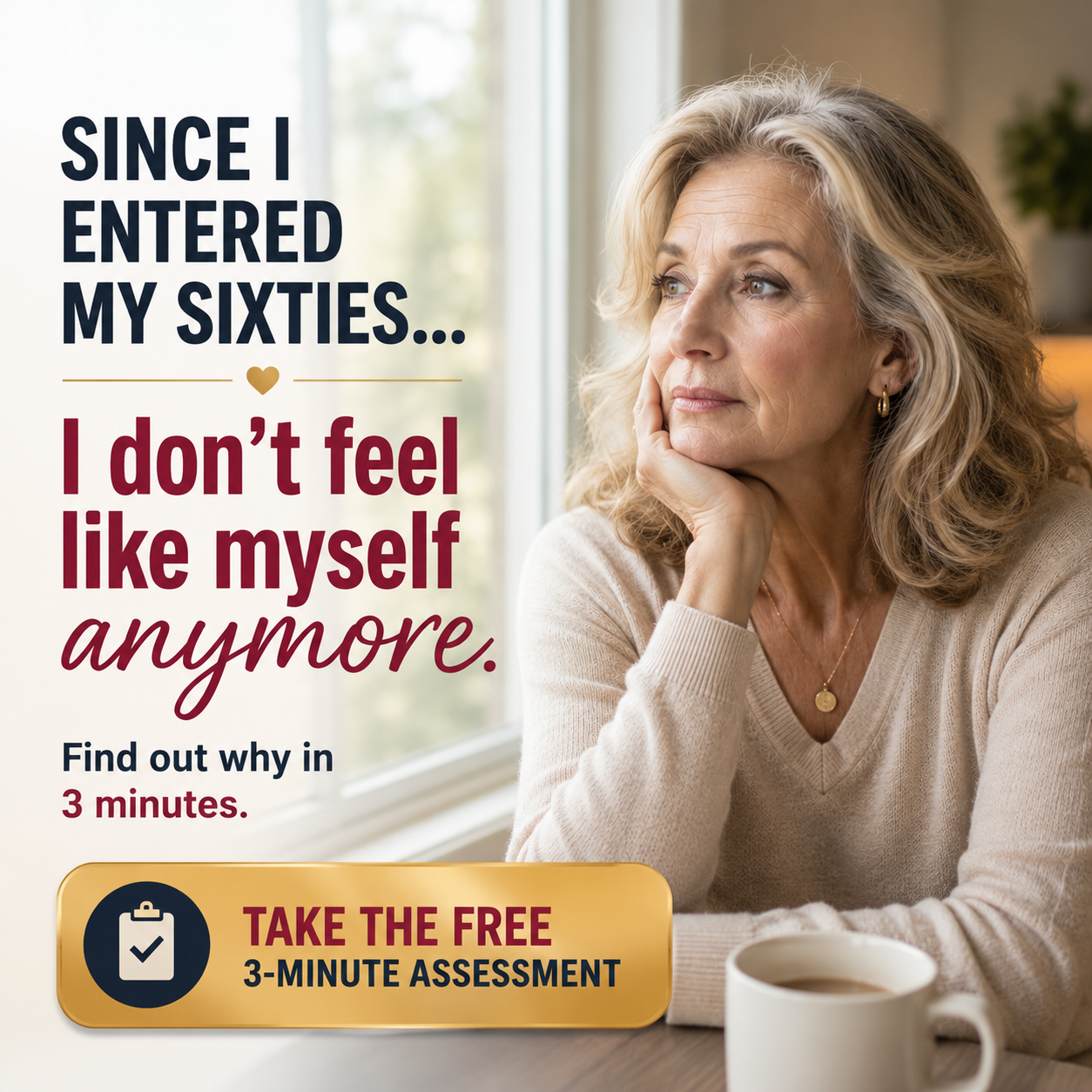 Doc Mac Facebook ad: 65 and I feel like myself again