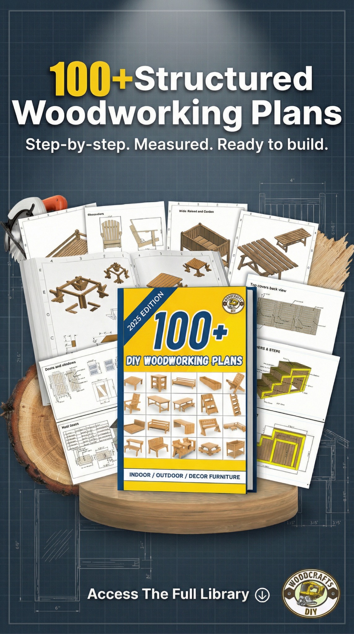 WoodCrafts DIY Facebook ad