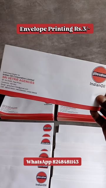 Mr.Bharathy Printers Facebook ad: LOOKING FOR PROFESSIONAL CUSTOM-PRINTED ENVELOPES?
