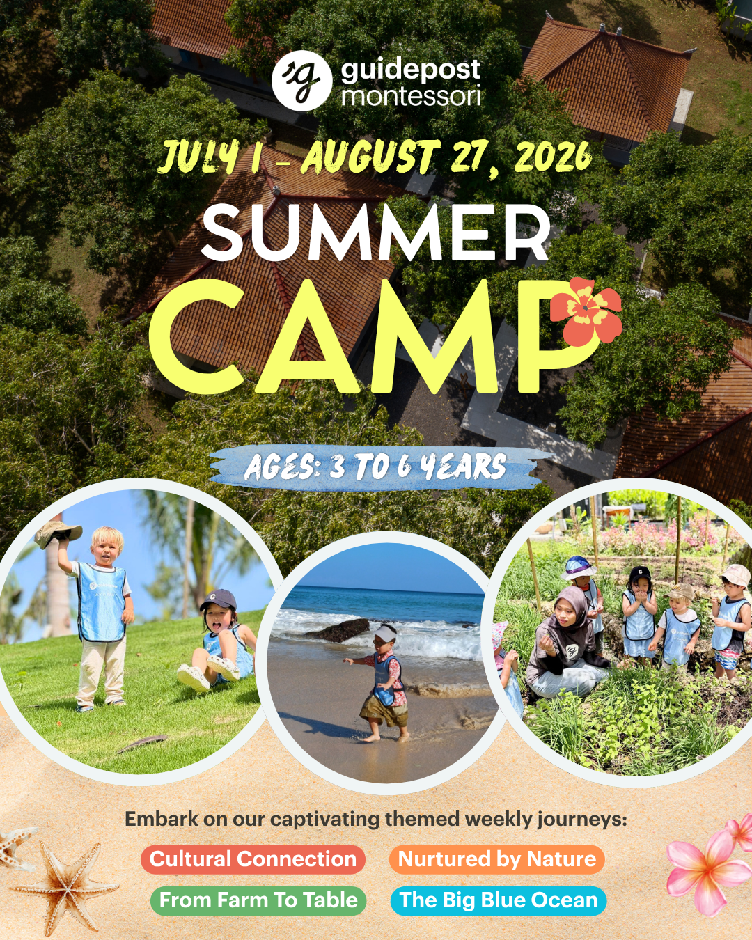 Guidepost Indonesia Facebook ad: Summer Camp 2026 at Guidepost Montessori AYANA Bali