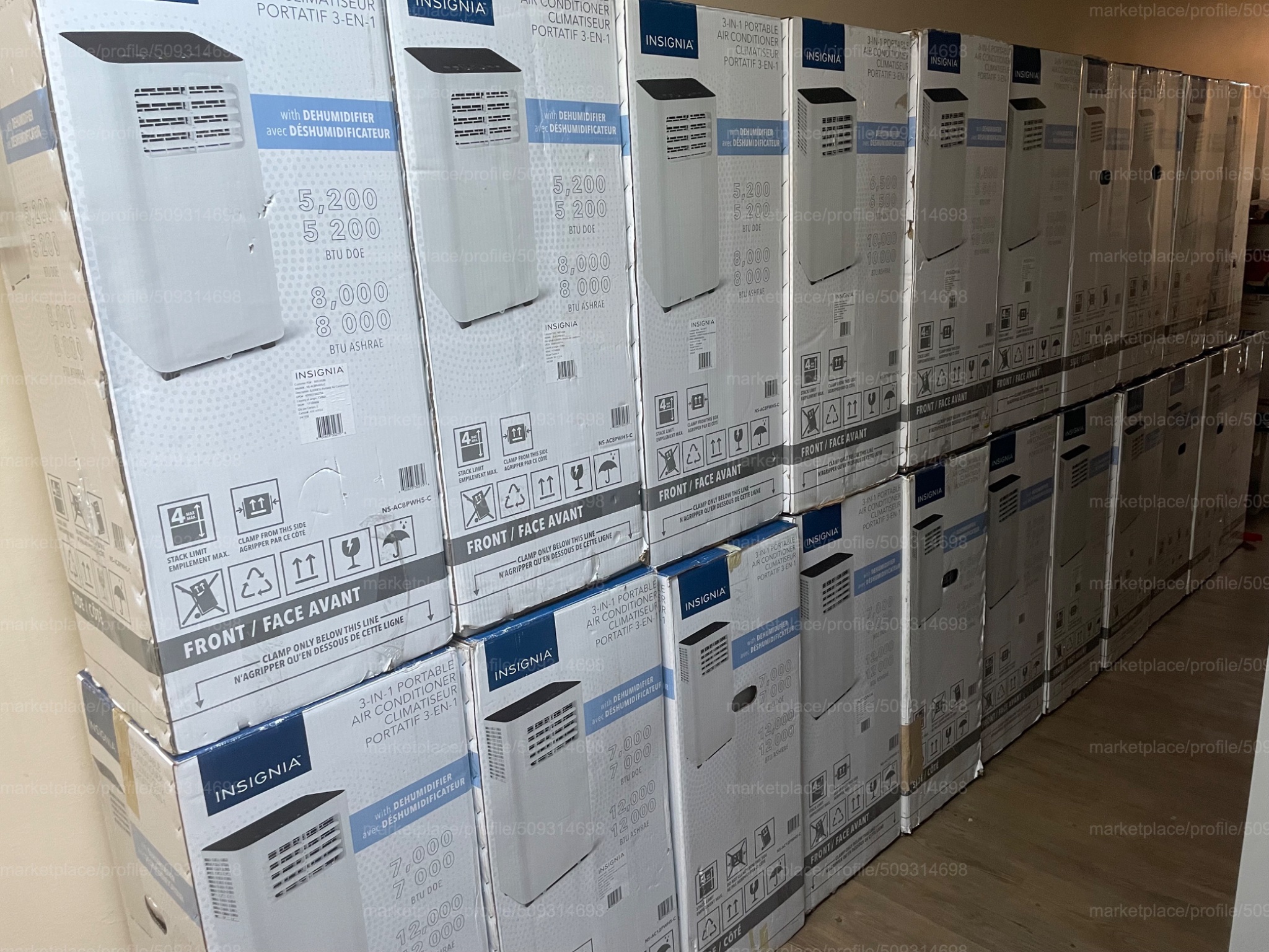 Nicky Delgado Facebook ad: New! Insignia NS-AC8PWH5-C 8,000 BTU Portable AC - 3-in-1…