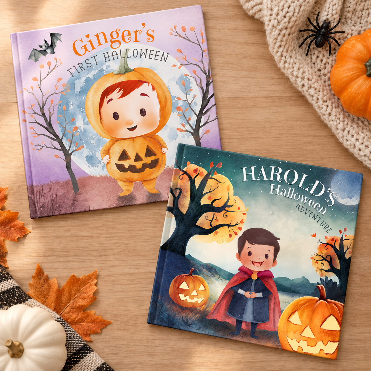 My Story Tale Books Facebook ad: Spooky Story, Starring Your Kid