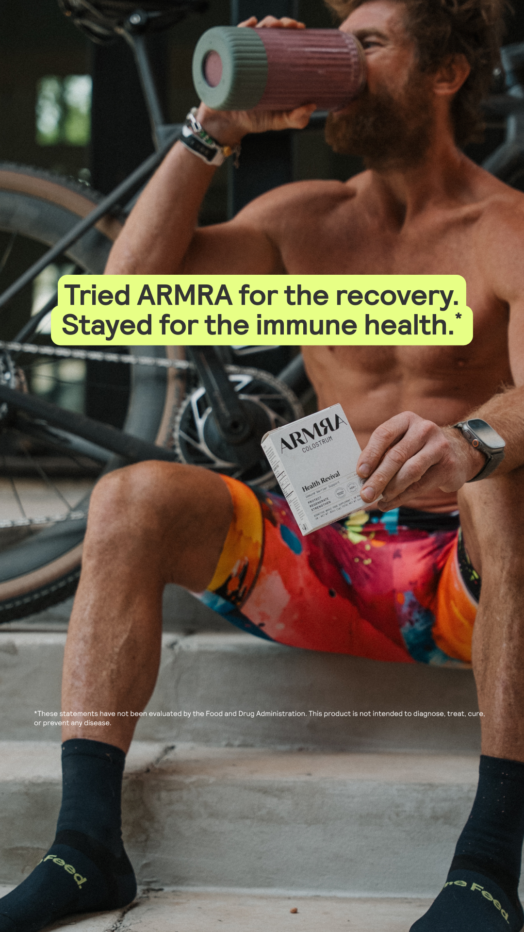 ARMRA Facebook ad