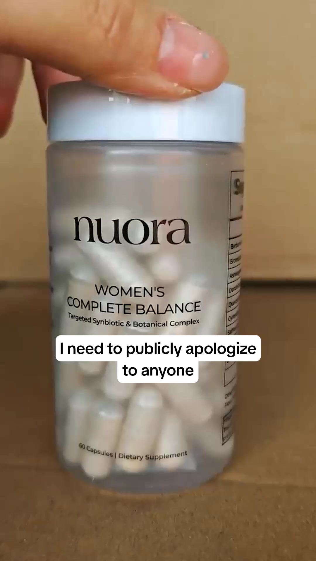 Nuora Facebook ad: The bloating fix
