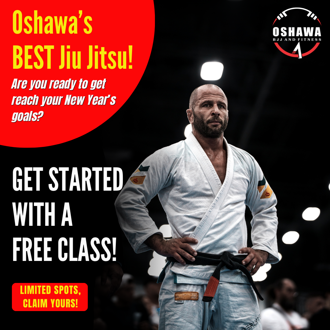 Oshawa BJJ and Fitness Facebook ad from Jan 1, 2026