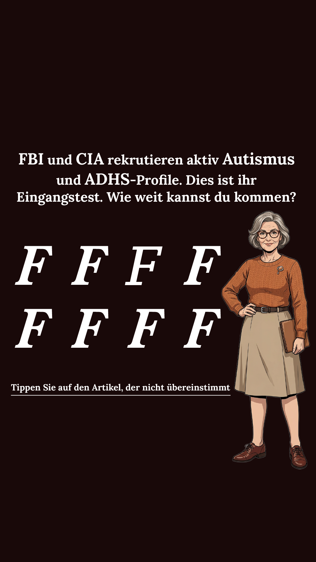 International IQ test Facebook ad