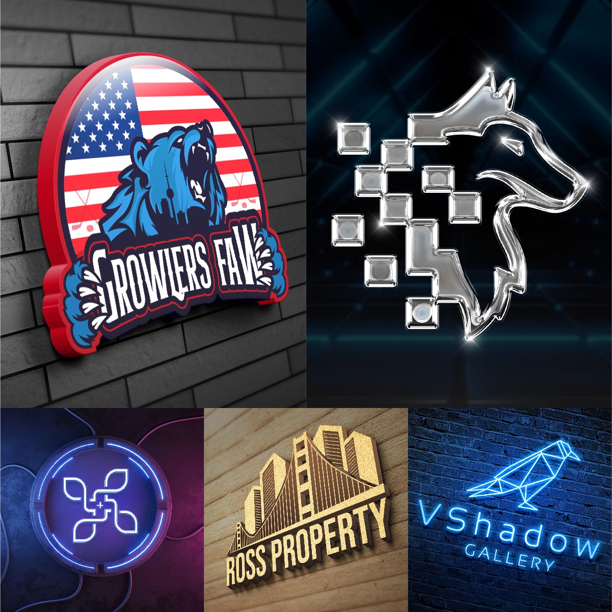 Logo Orbit Facebook ad: Online Logo Maker & Custom Design Services