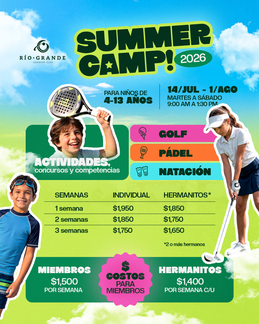 Río Grande Country Club Facebook ad