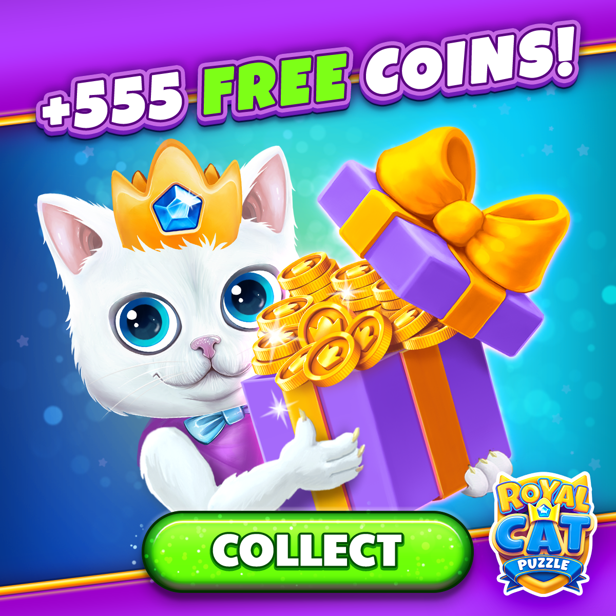 Royal Cat Puzzle Facebook ad