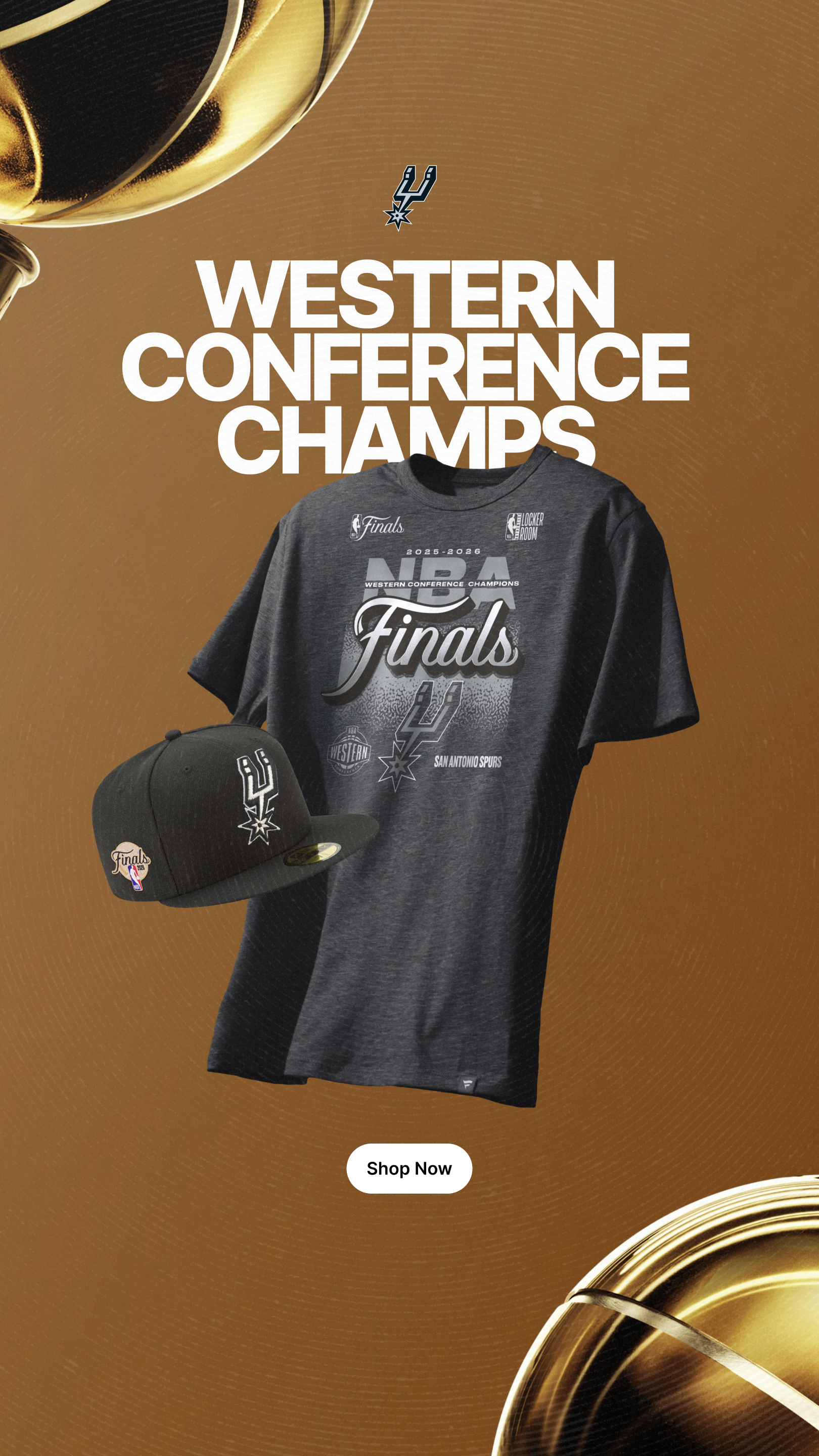 San Antonio Spurs on Fanatics Facebook ad from May 30, 2026