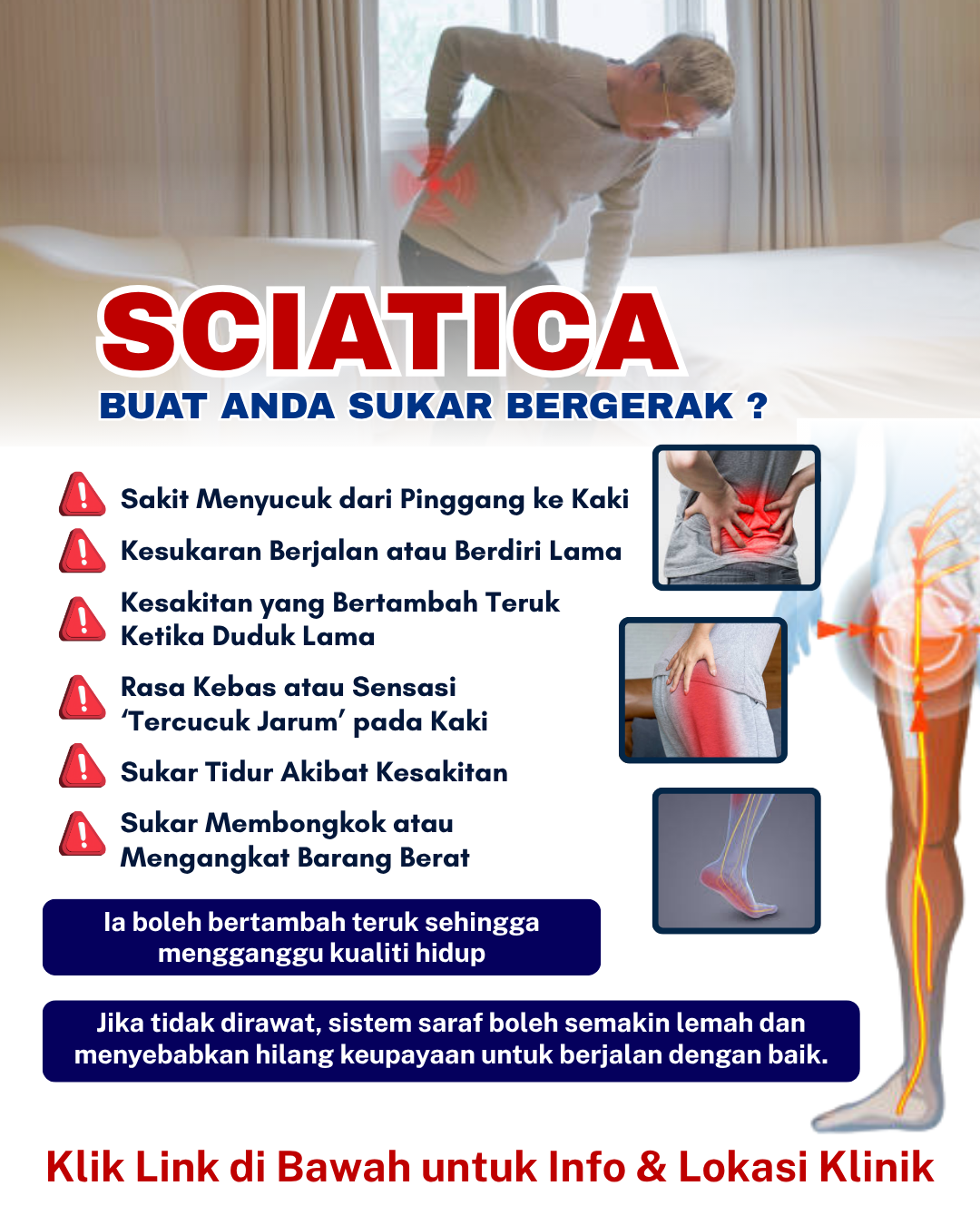 Klinik Dr Rushmini Facebook ad: Nak Bebas Bergerak Tanpa Sakit?