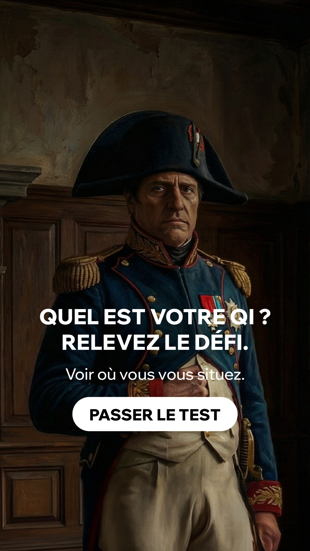 International IQ test Facebook ad