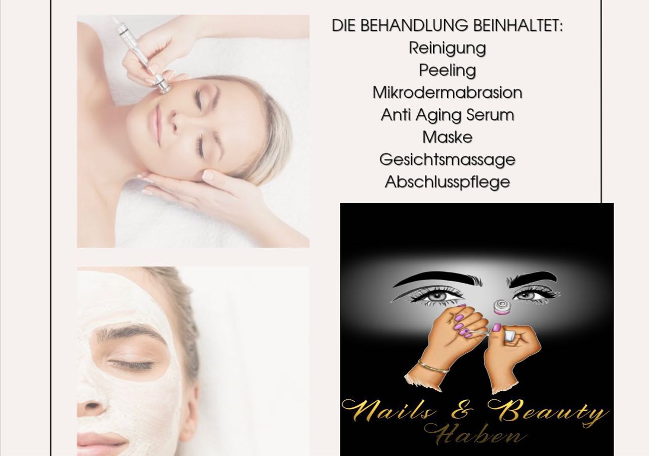 nails_beauty_haben Facebook ad: Mikrodermabrasion