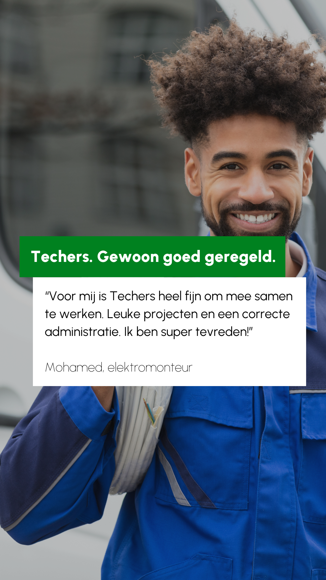 Techers B.V. Facebook ad from Feb 11, 2025