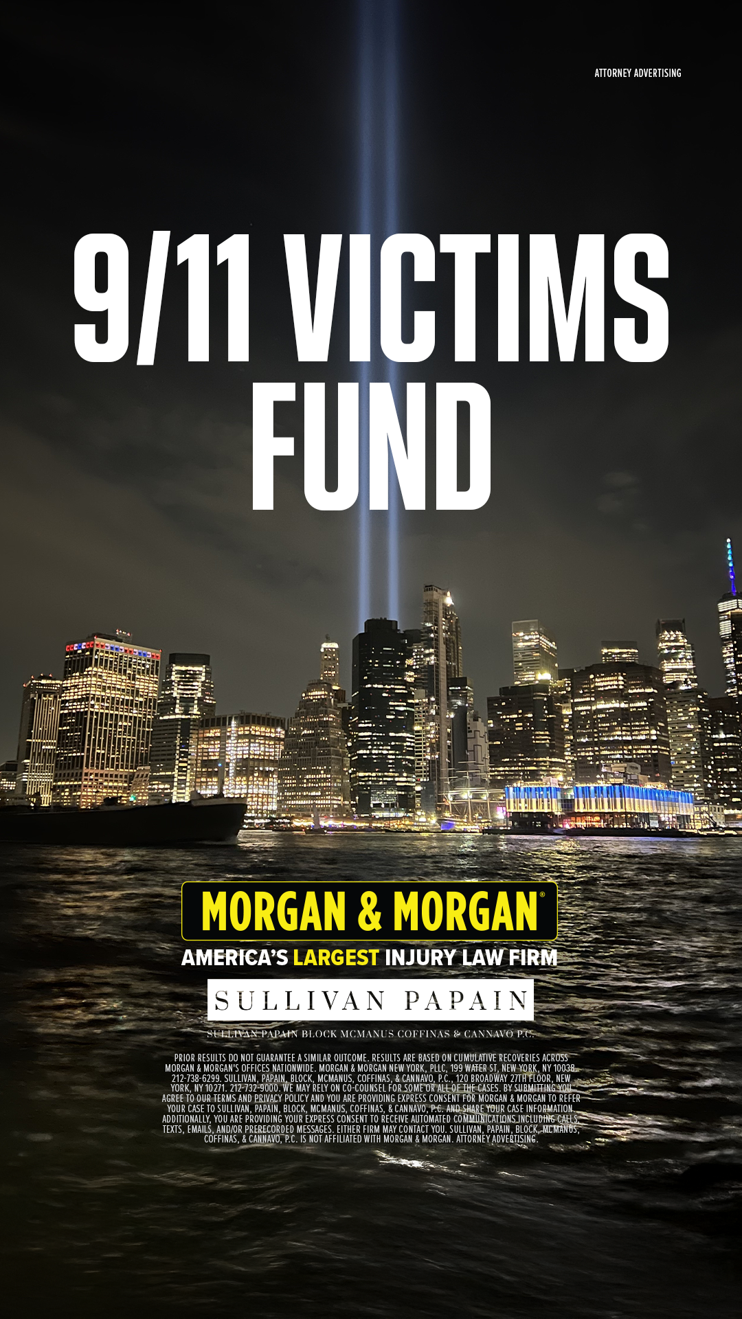 Morgan & Morgan Facebook ad