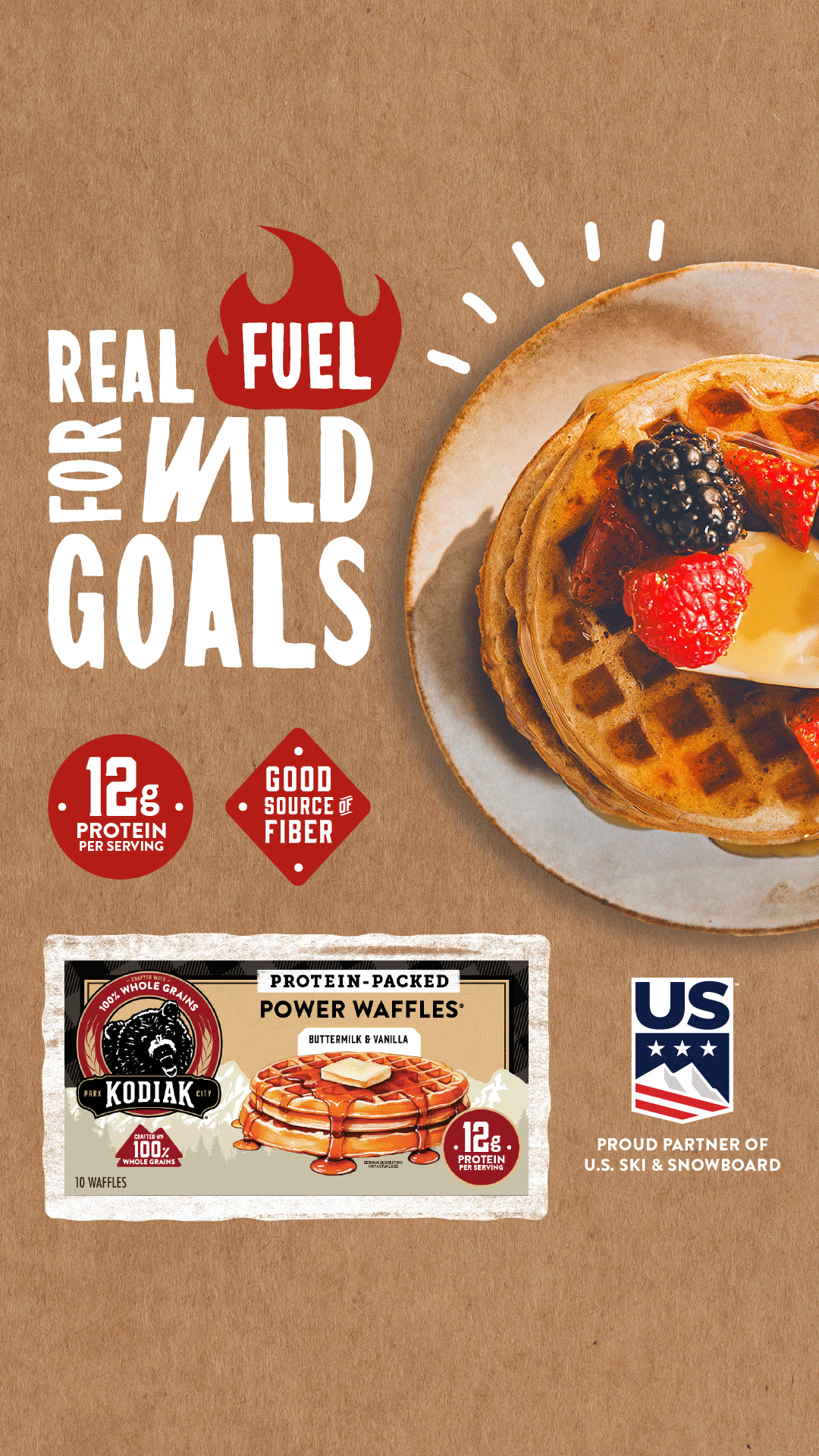 Kodiak Cakes Facebook ad