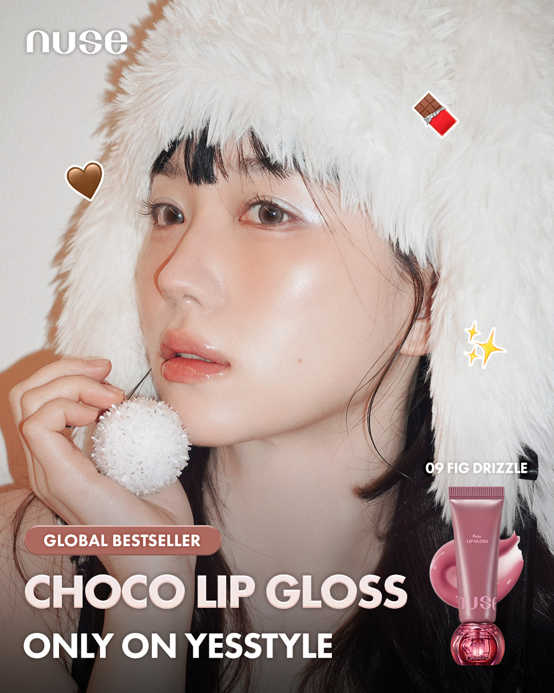 Nuse Global Facebook ad: nuse - Reju Lip Gloss - 10 Colors | YesStyle