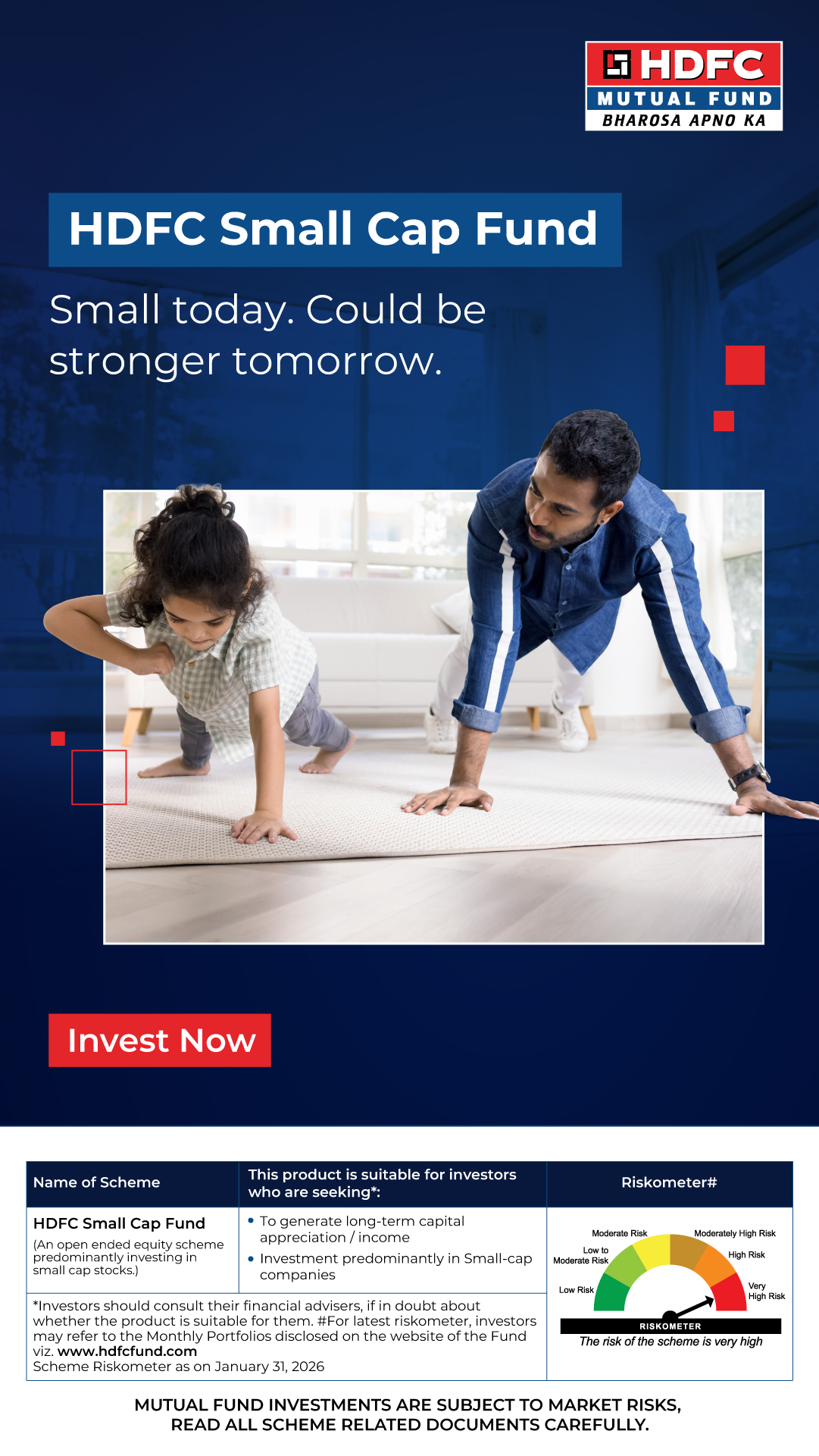 HDFC Mutual Fund Facebook ad