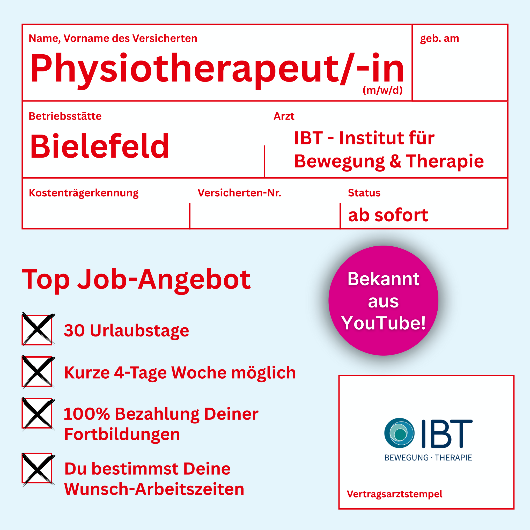 Candidate Flow Physio Jobs Facebook ad