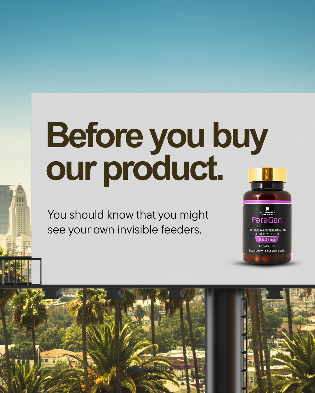 Mahoney Supplements Facebook ad