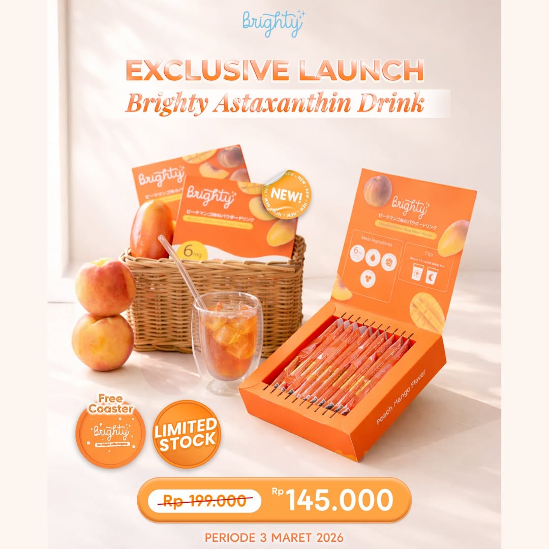 Brighty.id Facebook ad: EXCLUSIVE LAUNCHING 3 MARET 2026