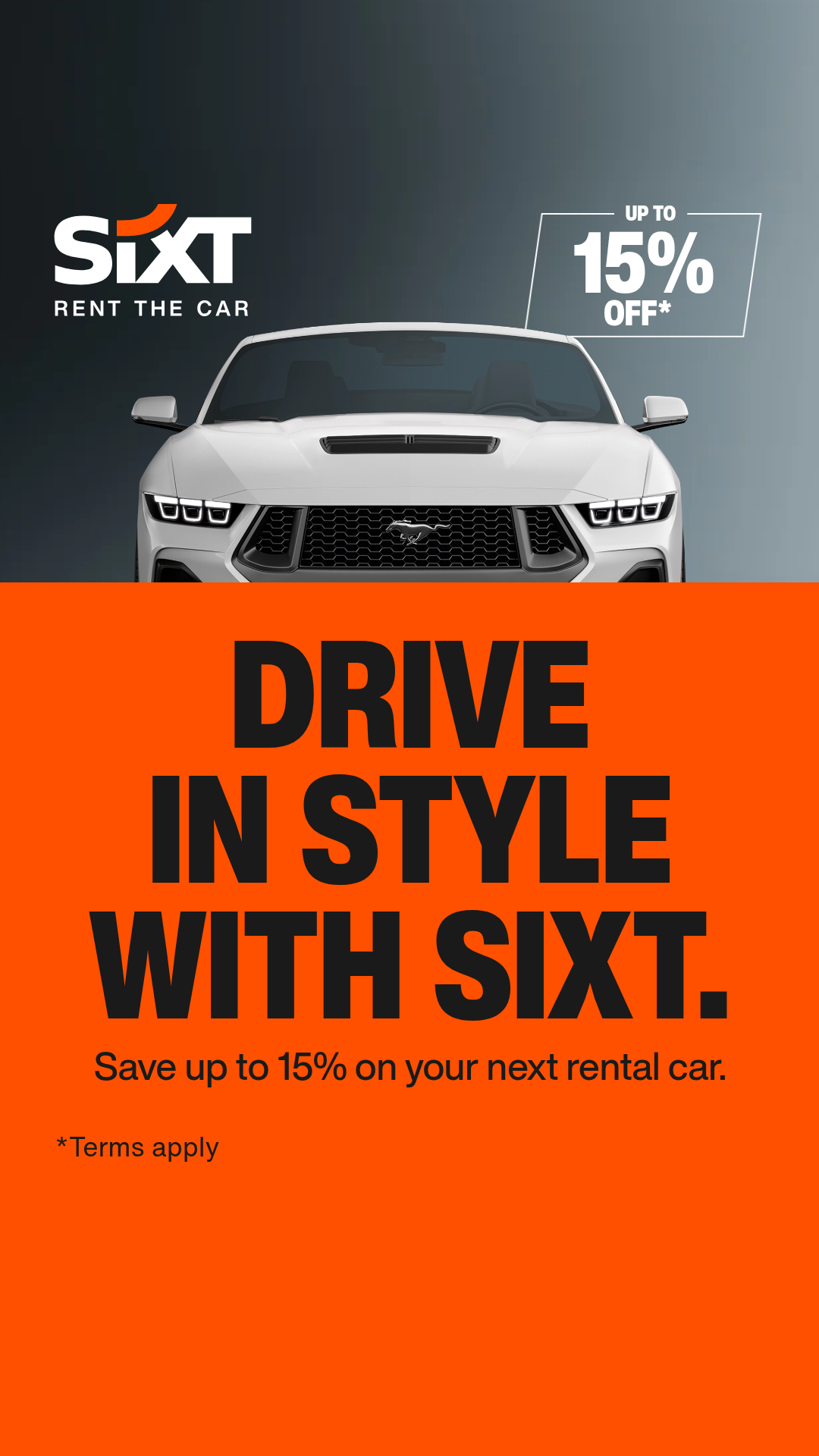 Sixt Facebook ad