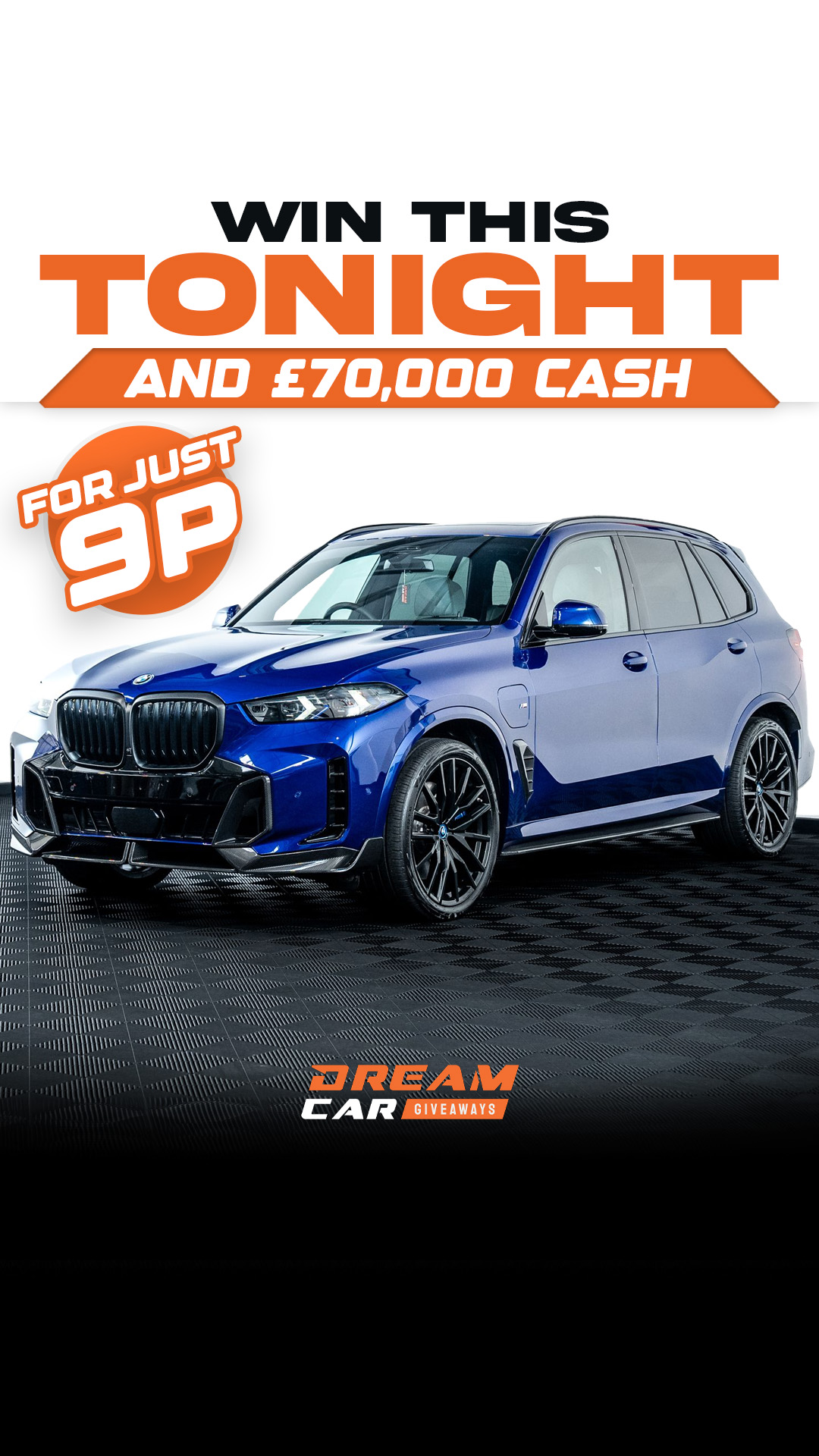 Dream Car Giveaways Facebook ad