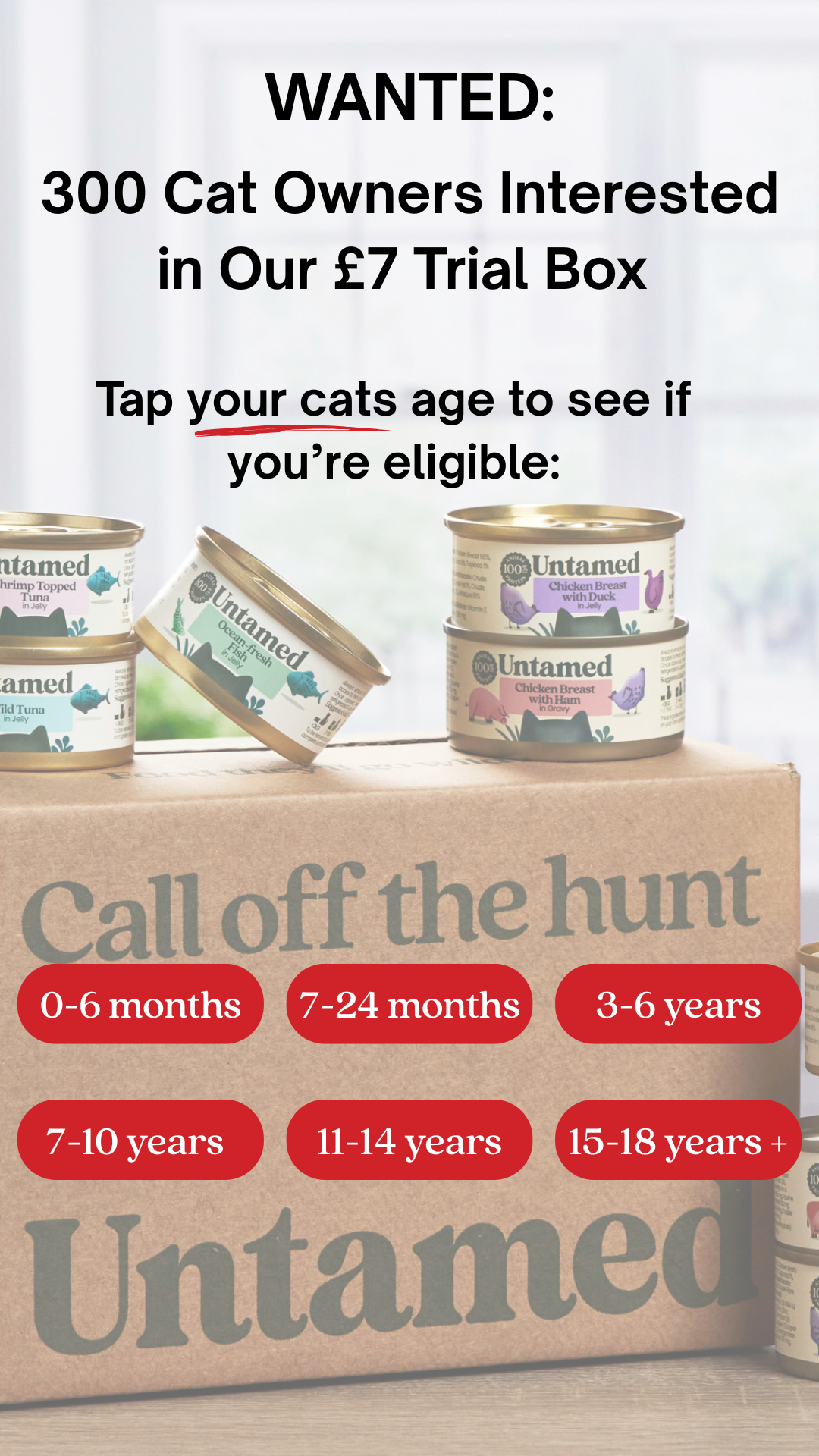 Untamed Facebook ad