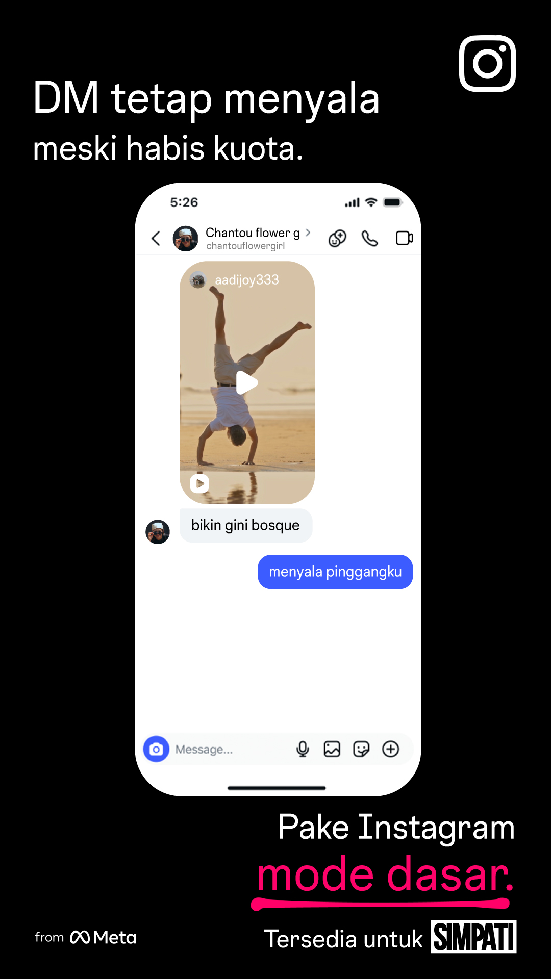 Instagram Facebook ad