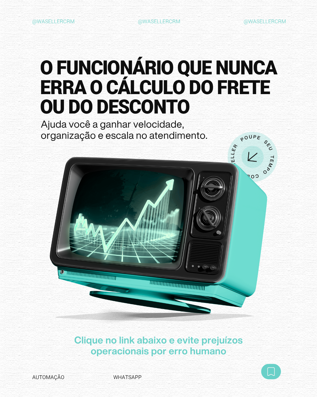 Waseller Facebook ad: Teste grátis.