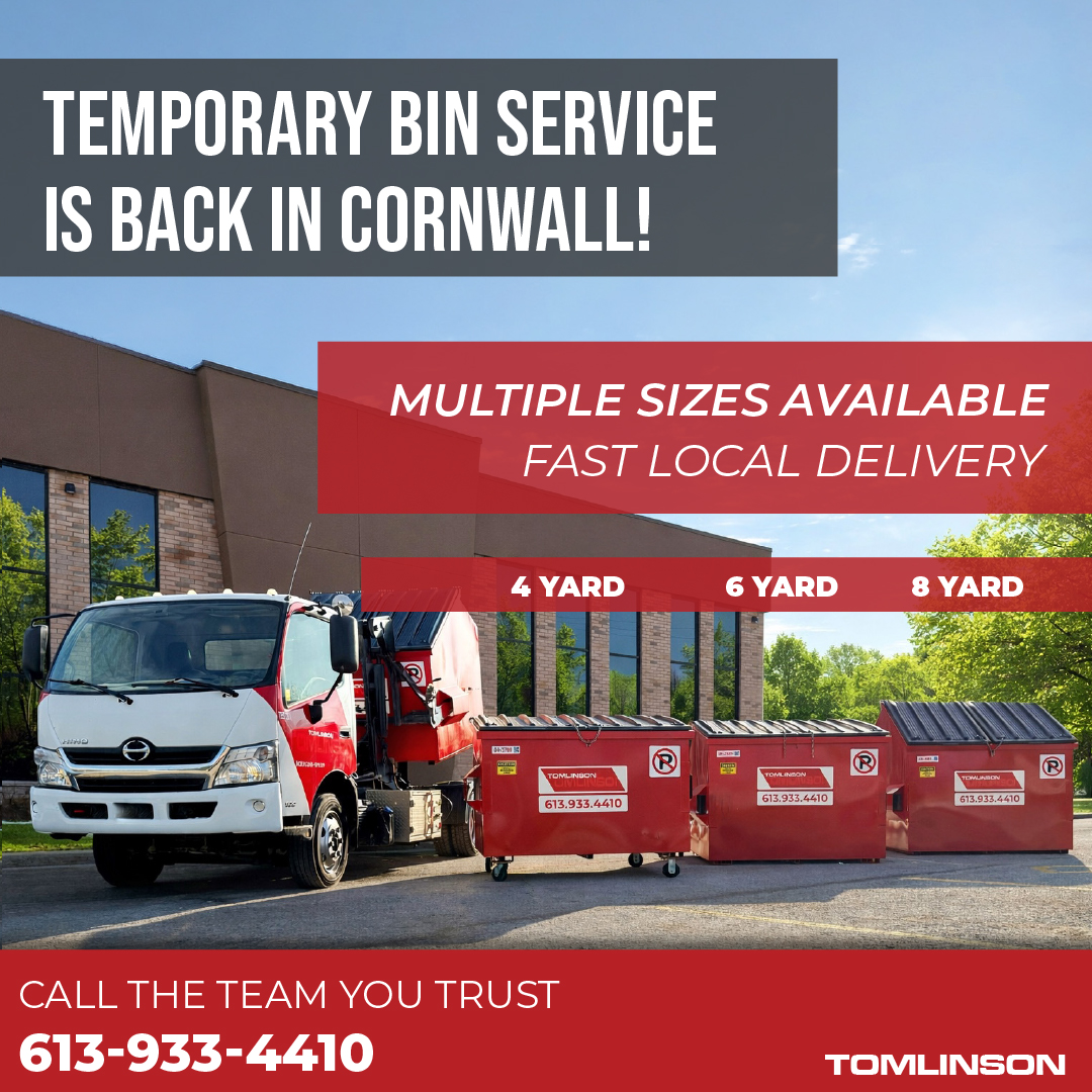 R.W. Tomlinson Facebook ad: Need a Bin in Cornwall?