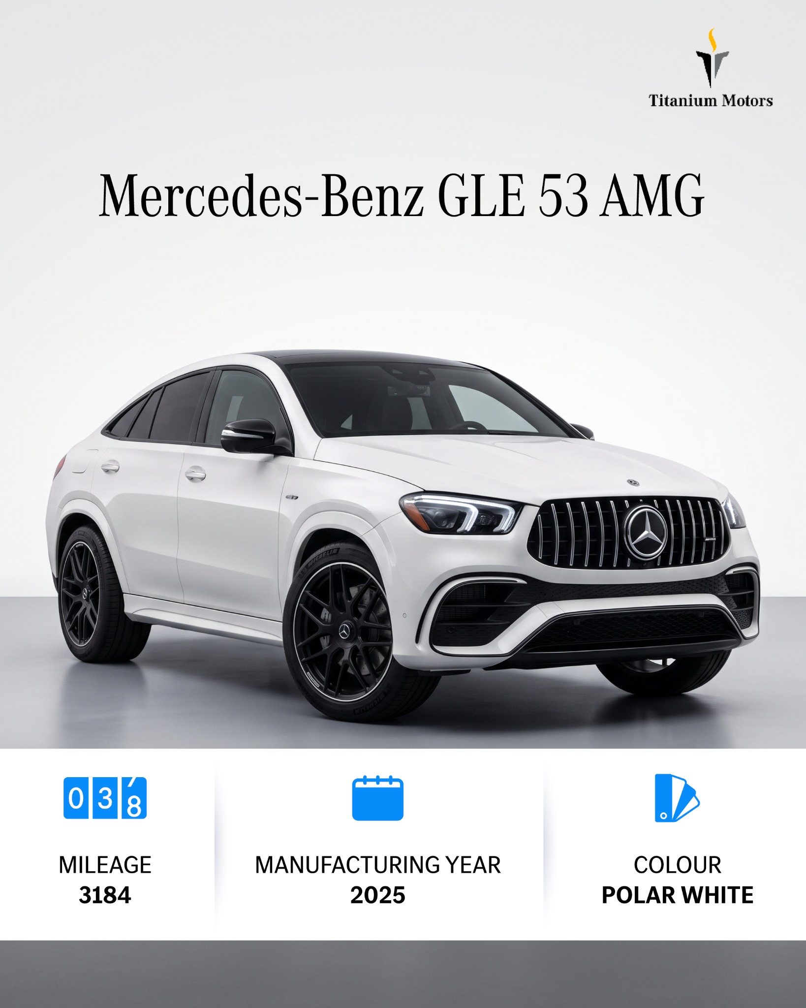 Mercedes-Benz Titanium Motors Facebook ad from Aug 13, 2026