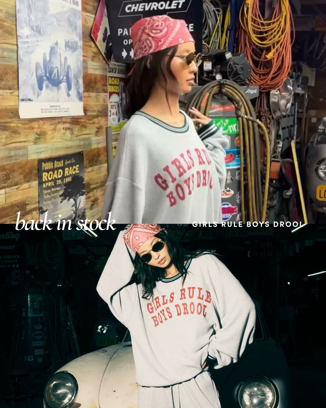 Boys Lie Facebook ad: Girls Rule Boys Drool: Restocked