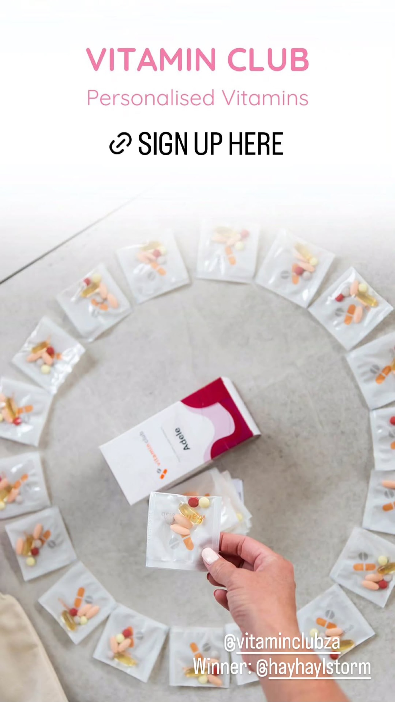 Vitamin Club ZA Facebook ad from Jun 17, 2026